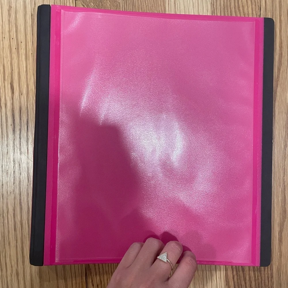 Set of 2 1Inch Bunders with assorted file folders